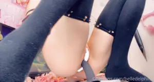 Devil Belle Delphine Onlyfans Consolador Negro Desnuda Video 49